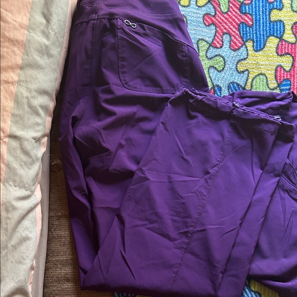 Purple Scrub Set - Picture 2 of 3